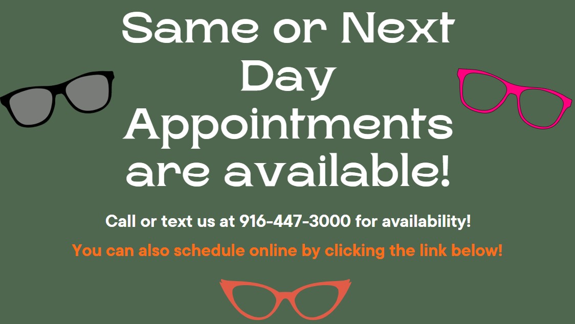 Same or Next Day appointments available Edit 2